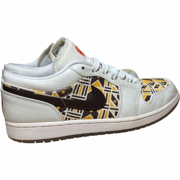 Air Jordan 1 Low Quai 54 2020 CZ4155-100 Sail Brown Mens 11.5 - Picture 3 of 8